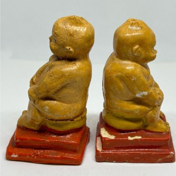 Vintage "Billy Can't" "Billy Can" Sitting On The Potty Salt & Pepper Shakers - Picture 5 of 8